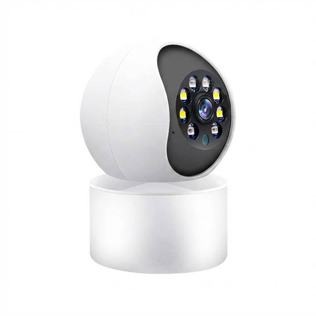 3MP HD WiFi 360° Indoor Camera with IR Night Vision, Human Detection, Two-Way Audio, Smart Monitoring