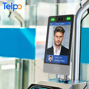 Telpo f10 novo sistema de acesso à porta, com reconhecimento facial nfc câmera dupla