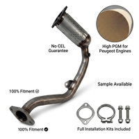 Convertisseur catalytique durable pour nettoyage des gaz d'échappement Convertisseur catalytique à trois voies pour Peugeot 307 1.6L