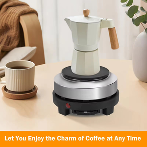 <span class=keywords><strong>Plaque</strong></span> chauffante portable 500W, <span class=keywords><strong>plaque</strong></span> chauffante électrique 500W, réchaud <span class=keywords><strong>de</strong></span> camping électrique, brûleur unique basse <span class=keywords><strong>puissance</strong></span> pour chauffer le lait, l'eau, le café - Product Image 2