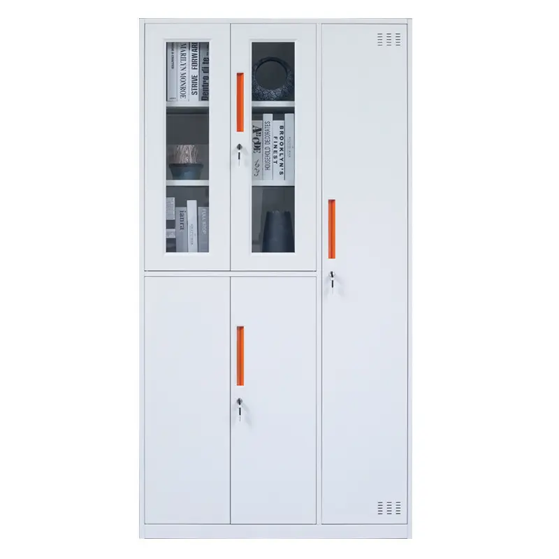 Alta Segurança Ginásio Shower Locker Fábrica Employee Steel Locker Funcionários Escritório Uniformes Armário De Armazenamento De Roupas Pessoais