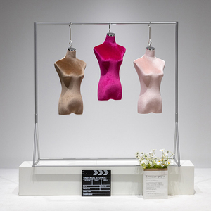 Höhenverstellbare Weibliche Halbkörper-Schaufensterpuppe, Oberkörper-Mannequin aus Fiberglas, Kopflos, <span class=keywords><strong>Robben</strong></span> T-3 - Product Image 5