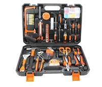 Juego de herramientas manuales multifuncionales de 102 piezas, OEM, de alta calidad, precio de fábrica, para el hogar, gran venta.