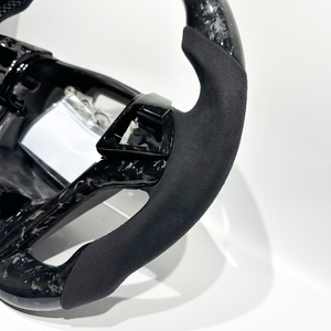 Volant sport en fibre de carbone forgée avec Alcantara pour <span class=keywords><strong>Chevrolet</strong></span> <span class=keywords><strong>SS</strong></span>, forme D, vente directe d'usine - Product Image 2