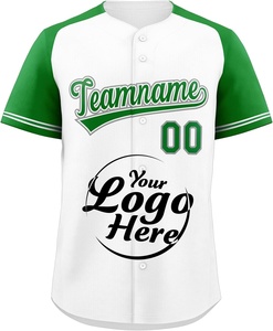 Uniformes deportivos de Hip Hop JerseyTheme Party Baseball Jersey Button Down Camisas de manga corta, nombre impreso cosido personalizado - Product Image 4