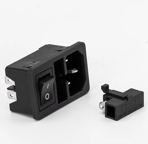 KCD1 10A 250V 3 broches LED interrupteur à bascule prise d'alimentation pour carte Sim AC prises de courant montées <span class=keywords><strong>sur</strong></span> panneau avec prise d'extension de type fusible - Product Image 5