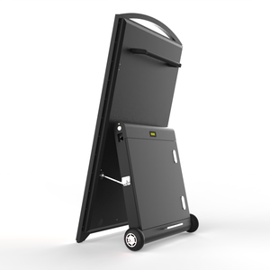 Affichage publicitaire LED portable pliable de 49 pouces, style arc, pour courses de chevaux, écran LCD, menu, signalisation, batterie, ODM OEM - Product Image 3