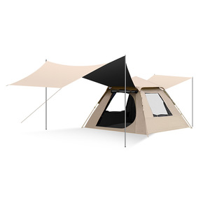 Tente de camping extérieure en tissu Oxford 210D, installation automatique, pliable, portable, bâche quatre saisons, origine Chine - Product Image 2