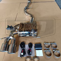 Pour BMW X1 E84 : Kit d'échappement Catback avec valve électronique pour améliorer les performances et embouts de mouvement de valve