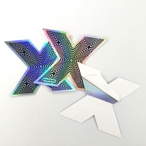 Hight Quality Cartoon Logo Die <b>Cut</b> Stickers Promotion Waterproof Custom Holographic Stickers - Product Image 1