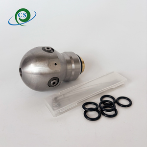 <span class=keywords><strong>Buse</strong></span> <span class=keywords><strong>de</strong></span> déboucheur <span class=keywords><strong>de</strong></span> canalisation haute pression WT-3/8, <span class=keywords><strong>buse</strong></span> rotative sphérique à jet d'eau - Product Image 2