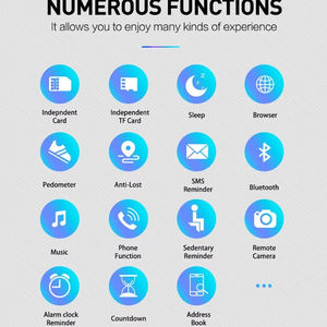 Digitale Touchscreen Smartwatch DZ09 Q18 Armband Kamera Bluetooth Armbanduhr SIM-Karte Smartwatch iOS Android Telefone Unterstützung - Product Image 6