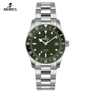 <span class=keywords><strong>Orologio</strong></span> da Polso da Uomo Vintage Nero <span class=keywords><strong>Blu</strong></span>, Nuovo con Movimento Personalizzato NH34 NH35 NH34A, Quadrante da 42mm, Subacqueo <span class=keywords><strong>Automatico</strong></span> Meccanico GMT - Product Image 4