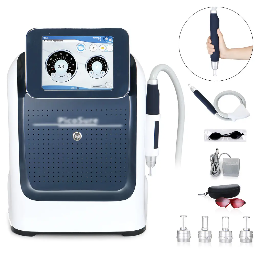 MYCHWAY Factory New Tattoo Removal 1064/532/755nm Skin Whitening Picosecond Laser Machine