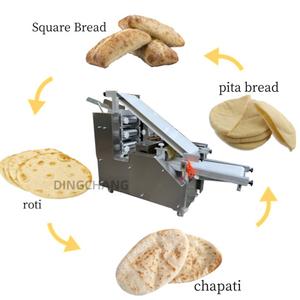 Machine de fabrication de pain pita arabe de haute qualité Machine de presse de tortilla à farine de blé algérien Machine à pain plat à la maison - Product Image 1