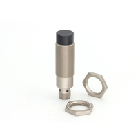 KRONZ Cabezal de Lectura y Escritura HF 13,56 MHz con Pantalla LED de 2 Pines M12 A Conector Macho Codificado RFID M18