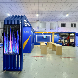Stand de Exhibición de Alta Tecnología Reutilizable, Personalizado con Marca, Tamaño Modular de 8x16m, con Pantalla LED, Stand de Exhibición Key Energy para <span class=keywords><strong>Intersolar</strong></span> Europe - Product Image 2