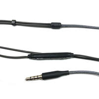 Penjualan Terlaris S8 Earphone Olahraga Hitam 3.5mm Gaming In-ear Earphone Berkabel dengan Mikrofon Headset Berkabel