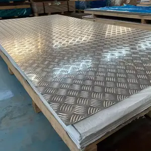 Plaque d'aluminium diamantée/Plaque à motifs à carreaux/Feuille d'aluminium perforée en relief