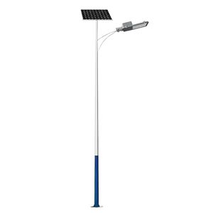 Solar Street <b>Light</b> 5M 6M LED Integrated With Battery Mono Si <b>Panel</b> Water Resistant Outdoor Lighting - Product Image 1