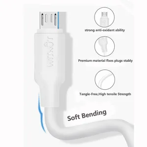 WITNUT Fast Charging Micro USB Cable Sync Data Cable For Mobile Phone USB Chargering Cable