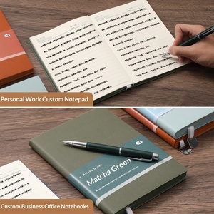 Cuaderno de Oficina de Alta Calidad, Diseño Personalizado, Imitación Piel, Tamaños A5 y B5, Ideal para Regalo Empresarial - Product Image 2