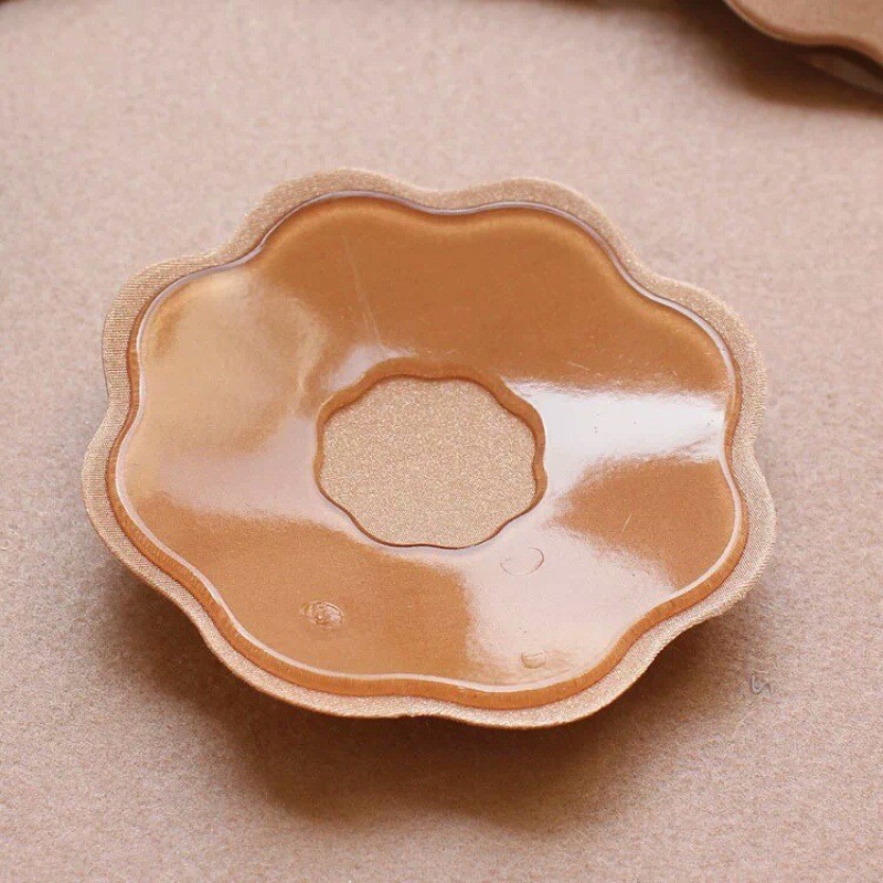 colorful Nylon fabric nipple cover, skin tone,
