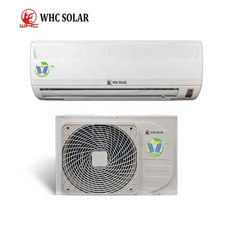 WHC Solar Powered Airconditioner Wall Split Air Conditioner 24V Dc 12V Solar Air Conditioner Hybrid For Home
