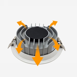 Smart Tuya High-End Non-Glare Slim Recessed LED Downlight 9W 12W 18W Tri-Color Dimmable Downlight - Product Image 3