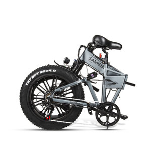 Bicicleta eléctrica plegable XWLX09 para mujer, llanta ancha de 2021 w, envío desde almacén de la UE y Polonia, novedad de 500 - Product Image 6
