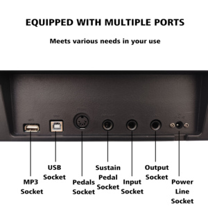 Beisite Tragbares Digitalpiano mit 88 Tasten, Digitales Keyboard-Piano aus China - Product Image 3