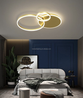 Lampes de plafond LED en aluminium modernes et créatives de haute qualité pour restaurant, maison, chambre à coucher, salon, lampes de plafond nordiques