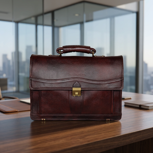 Sac à dos pour ordinateur portable BS International en cuir de veau de qualité supérieure, avec logo personnalisé, durable, moderne, imperméable, écologique, léger et grande capacité - Product Image 1