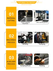 Service de poinçonnage d'estampage de tôle OEM sur mesure Fabrication de pièces de composants perforés en acier inoxydable et aluminium