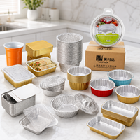 Conteneur alimentaire rectangulaire en aluminium de 1500 ml, certifié ISO, avec film d'étanchéité en PET moulé en pulpe, recyclable, de qualité alimentaire