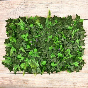 Gazon artificiel <span class=keywords><strong>eucalyptus</strong></span> pour décoration murale, 40x60cm, 1 pièce, vente directe d'usine, couleur verte - Product Image 4