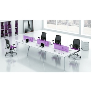 Thiết Kế Hiện Đại Văn Phòng Máy Tính Bàn Góc Phân Vùng Tấm Văn Phòng Tủ - Product Image 1