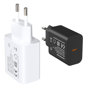 Spina EU 25W <span class=keywords><strong>USB</strong></span> C tipo-C caricabatterie ricarica Super veloce 14P casa per iPhone e Samsung CE omologati con funzione 3.0 PD - Product Image 4