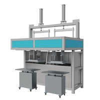 Machine industrielle de moulage de pâte à papier par mouvement alternatif pour boîtes à œufs, plateaux à café, semis, inserts de chaussures et emballages électroniques
