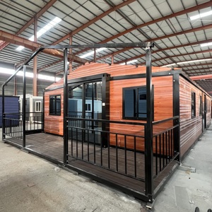 Casa Contenedor Prefabricada de Lujo 2025, 3 Dormitorios, Transpirable, Tiny Casa Móvil de Lujo con Panel Sándwich y <span class=keywords><strong>Aislamiento</strong></span> de Acero Metálico - Product Image 1