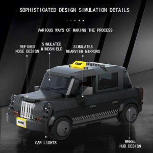 Bloques de Construcción de Plástico ABS, Modelo de Coche de Carreras, Juguete de Ensamblaje DIY para Niños - Product Image 5