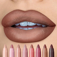 Crayon à lèvres rétractable rose, bio, longue tenue, waterproof, anti-bavures, fini mat, longue durée, pour définir les lèvres, marque privée