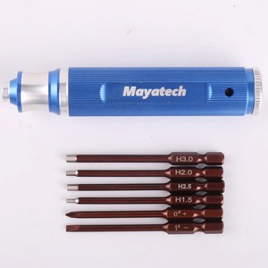 Mayatech Multi-bit <b>Screwdriver</b> <b>Set</b> Hex Bits 6 Pcs Anti-Slip Handle For Diy Repair - Product Image 1