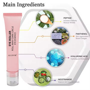 アンチエイジングスキンケアのためのヒアルロン酸有機まつげ成長を伴う抗腫れダークサークルアイローラーセラムクリーム - Product Image 4