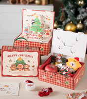 Boîte en papier de luxe pour bonbons, biscuits et friandises de fêtes, emballage personnalisé pour boîte cadeau de Noël