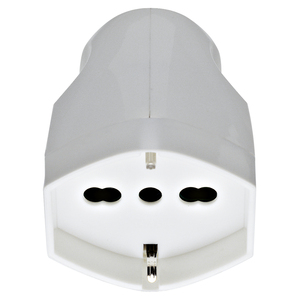 2P+T 16A <b>Universal</b> Axial <b>Socket</b> White Plug And <b>Socket</b> - Product Image 1