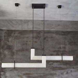 Lampadario <span class=keywords><strong>a</strong></span> <span class=keywords><strong>Sospensione</strong></span> Lineare in Alabastro Moderno e Minimalista, Lussuoso Lampadario <span class=keywords><strong>LED</strong></span> Creativo in Marmo <span class=keywords><strong>per</strong></span> Isola <span class=keywords><strong>Cucina</strong></span> e Sala da Pranzo - Product Image 3