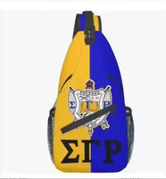 Sigma Gamma Rho Logo Brusttasche, Rucksack, Sport-Reise-Tagesrucksack, individuelle Sorority-Umhängetasche, modisch, lässig, für Damen und Herren