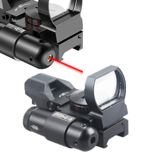 Mira Reflex HD101B/R de Fábrica con Punto Rojo, Iluminación Roja y Verde, Láser y Interruptor de Presión - Product Image 1