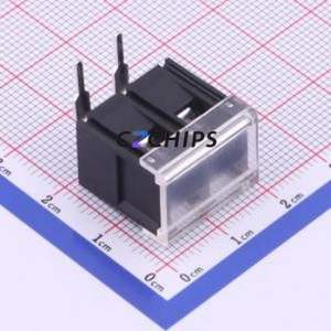 KF28R-7.62-2P Barrier Terminal Block Bent Lead Through Hole,P=7.62mm Connector With Cover Plate 7.62mm 1x2P Right Angle Pin - Product Image 1